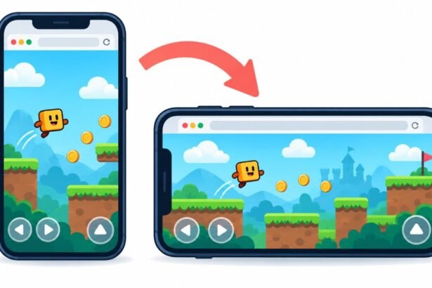What Happens To A Browser Game When You Rotate Your Phone