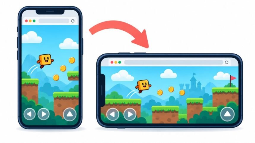 What Happens To A Browser Game When You Rotate Your Phone